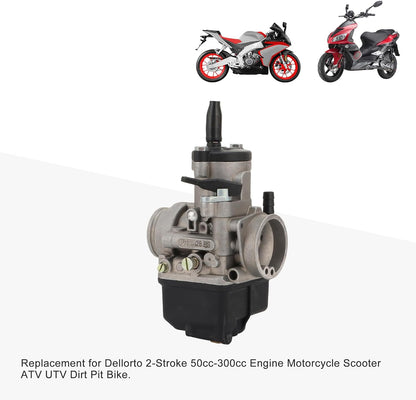 GOOFIT 28mm Carburator Phbl 28bs Vervanging voor Dellorto 2-Stroke 50-300cc Engine Scooter ATV UTV Dirt Pit Bike