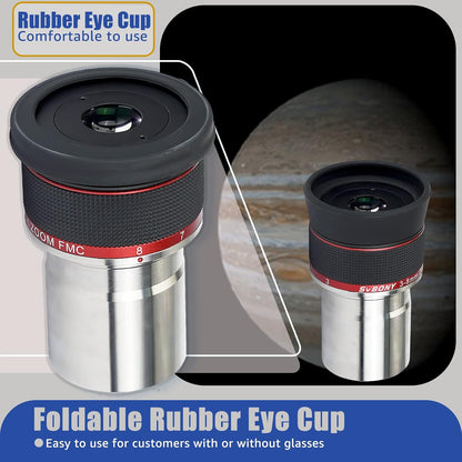 Zoom Oculair – Telescoop Oculair – Verrekijker Lens – Planetaire Oculair – 3-8mm Inzooming – Parfocaal Ontwerp – Constante Kijkhoek 56°