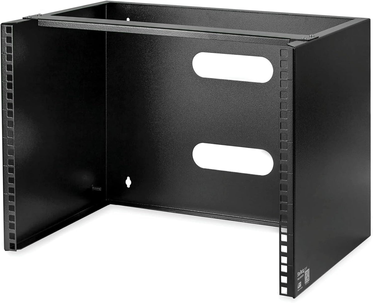 Wand monteerbaar rack voor apparatuur tot 13,75"/35 cm diep - wandkast - serverkast - massief staal - 8U