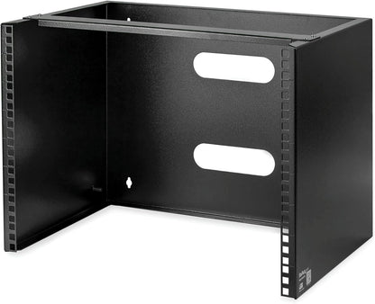 Wand monteerbaar rack voor apparatuur tot 13,75"/35 cm diep - wandkast - serverkast - massief staal - 8U