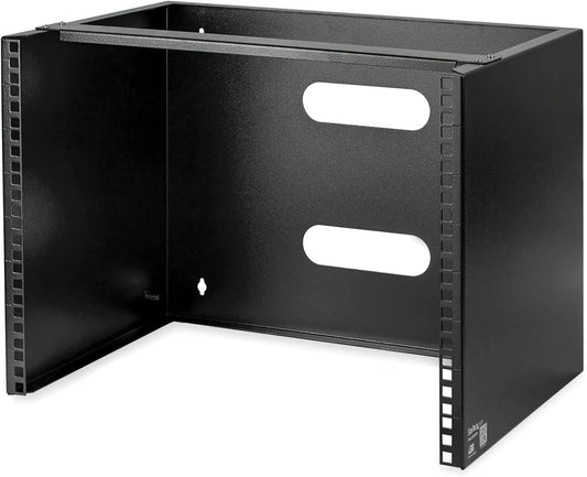 Wand monteerbaar rack voor apparatuur tot 13,75"/35 cm diep - wandkast - serverkast - massief staal - 8U