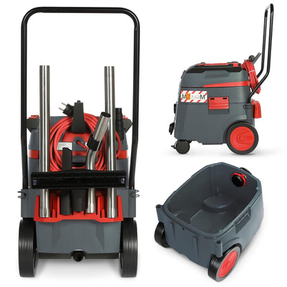 Starmix iPulse M-1635 Safe Plus, nat- en droogzuiger, hoogwaardige veiligheidszuiger voor bouwplaats en werkplaats (1600 watt, 35 L)