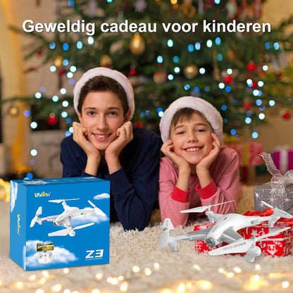 Loolinn | Drone Quadcopter met HD Camera voor Kinderen als Cadeau - Optische Stroompositioneringstechnologie, Zeer Stabiele Vlucht, 60 Minuten Vliegtijd, Drie Batterijen (Cadeau voor Kinderen)