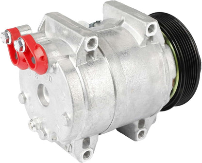 Frankberg 1 x airconditioningscompressor compatibel met S60, I 384, 2.0L-2.5L, 2000-2010, V70 II, 285, 2.3L-2.5L, 1999-2007, XC70 Cross Country 295, 2.4L-2.5L, 2000-2007, vervanging #. 8602. 622 liter
