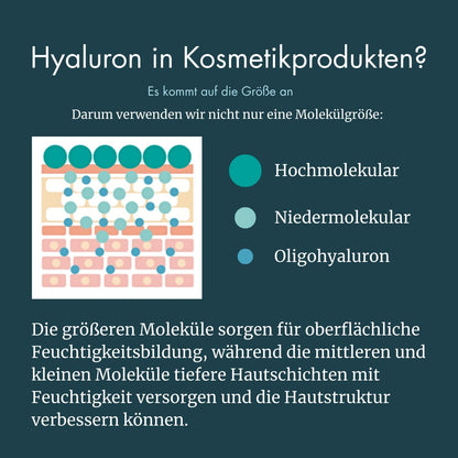 Hyaluron Serum – Gezichtsserum – Hydraterend Serum – Anti-Aging Serum – Vochtserum – 50 Ml – Multimoleculair Hyaluroncomplex – Vegan En Dierproefvrij
