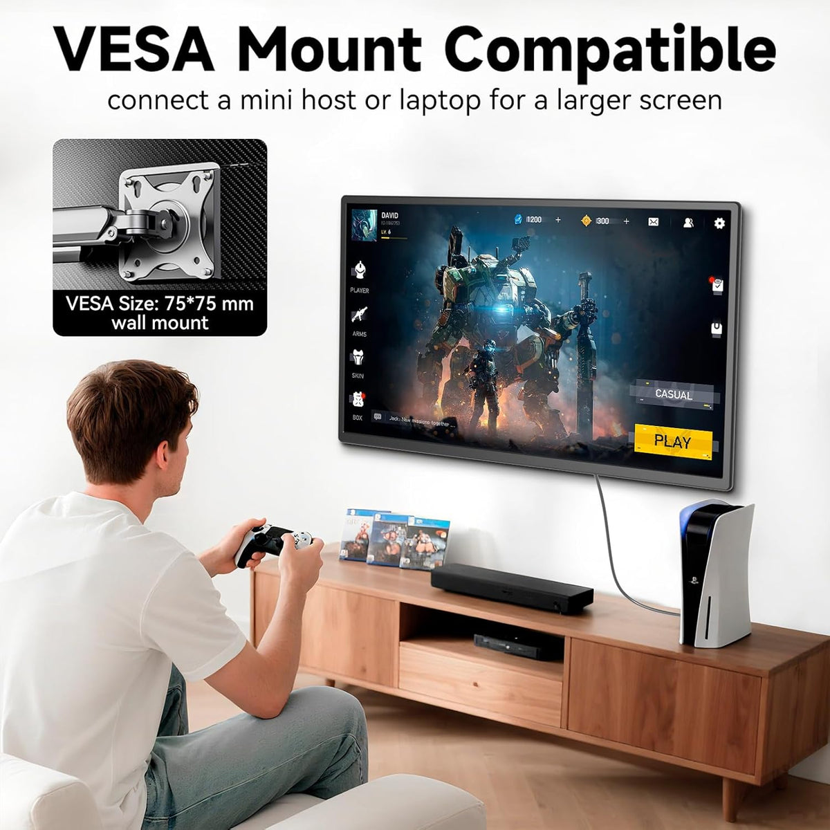 23,8 inch laptop scherm extender