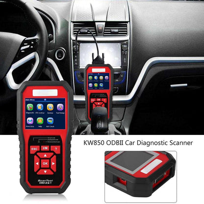 OBD2 Scanner – Auto Diagnoseapparaat – Foutcode Uitlezer – Check Engine Reader – EOBD Scanner – One-Click I/M Readiness – Kleurenscherm Met Geluidssignaal