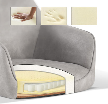 Draaistoelen Eetkamerstoelen – Keukenstoelen – Bureaustoelen – Make-up Stoelen – Set Van 2 – Gestoffeerd Zwart – Massief Eikenhout – 360° Draaibaar