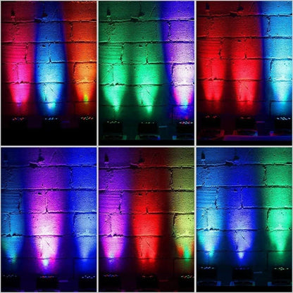 LED Parlicht – Podiumverlichting – DJ Licht – Disco Lamp – Stage Light – 72W RGB LED – 7 Lichtmodi Met Afstandsbediening