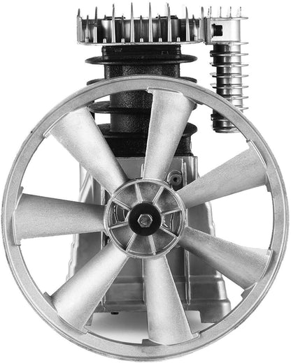 Luchtcompressorkop – Compressorpomp – Persluchtpomp – Zuigercompressor – Cilinderkop – 3 pk Vermogen – Robuuste Aluminium Behuizing