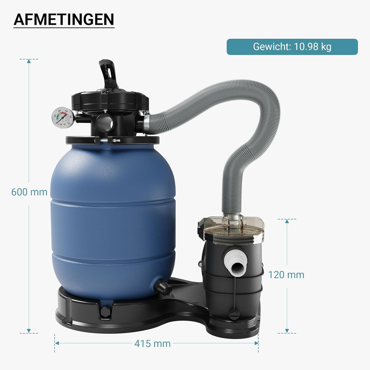 Zandfilter Filtersysteem Zandfiltersysteem Zwembadfitler Pomp Zwembadpomp