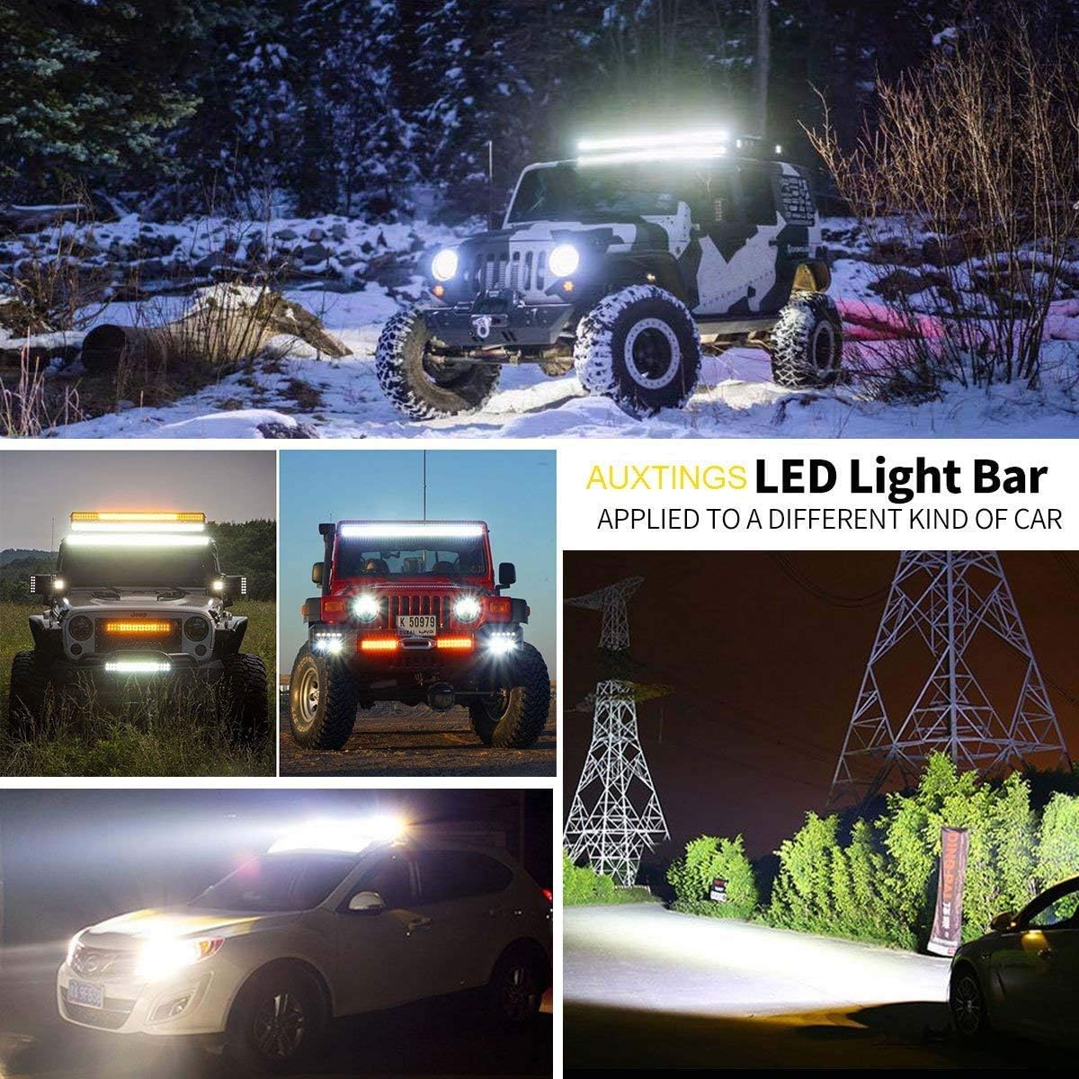 LED lichtbalk – Rijlicht – Verstraler – Werkverlichting – Offroad verlichting – 132 Cm / 52 Inch – 300W 16.800 Lumen – IP67 Waterdicht