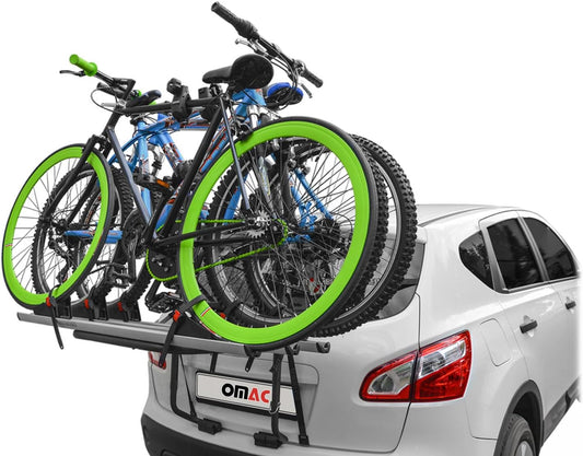 Menabo Bicycle Carrier 3 Bikes for VW Touran 2003-2025 Aluminium Black Silver - QUORE