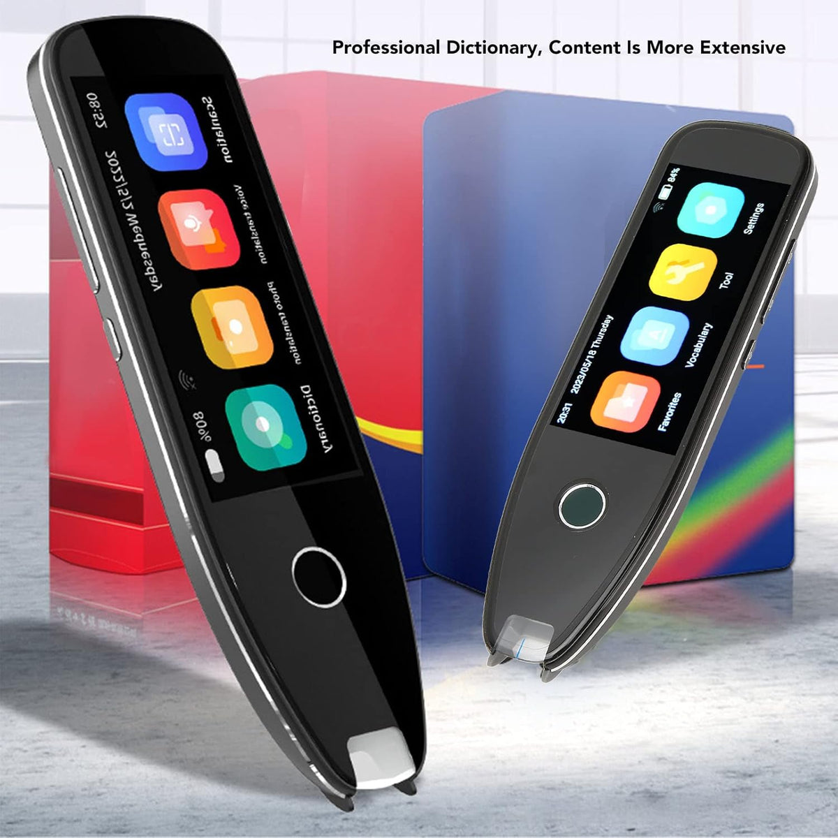 Vertaalpenscanner, Vertaalapparaat voor 134 Talen met 3,5-inch Touchscreen, Bluetooth Offline Scan Voice Reader-pen, Vertaler voor Leren, Zakelijk