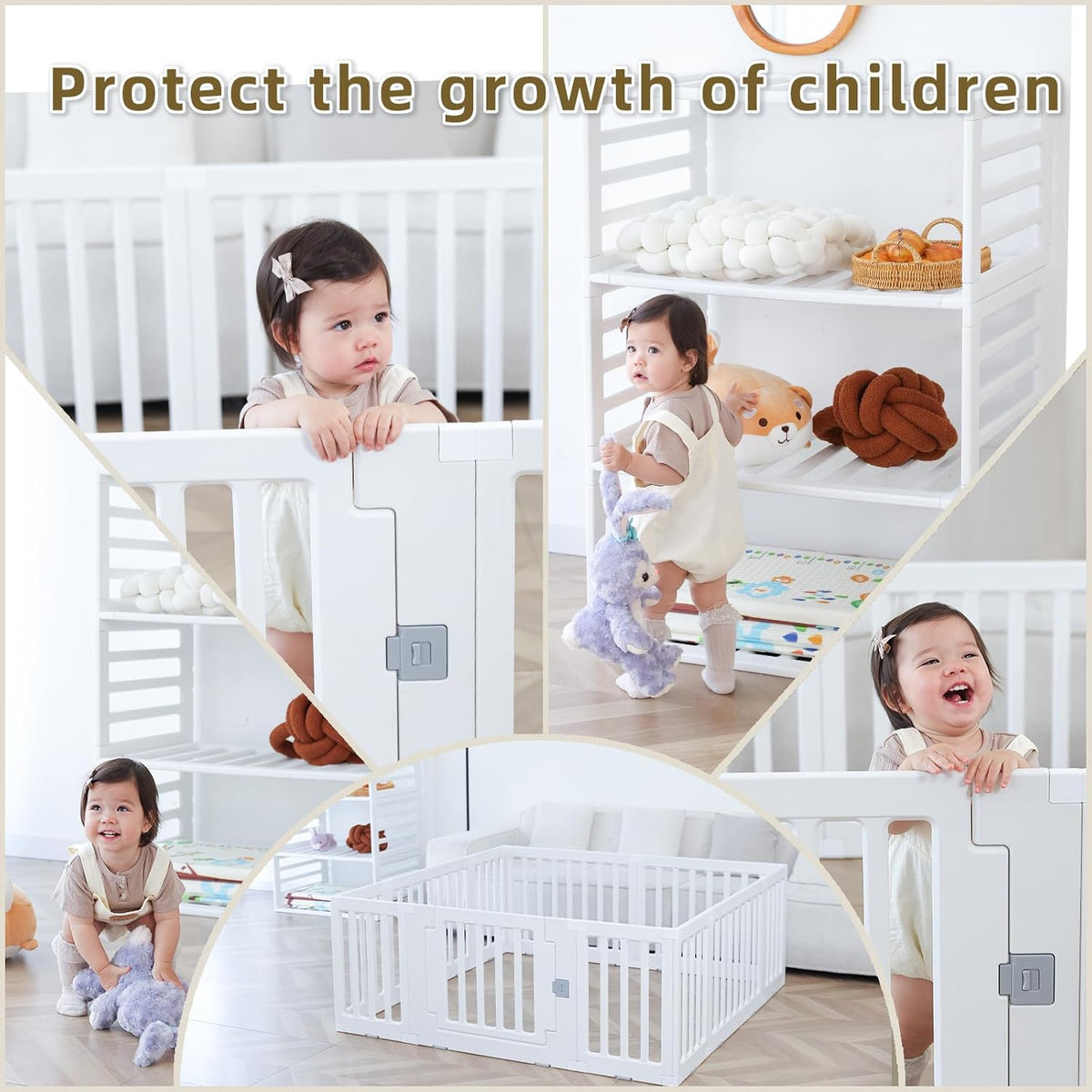 Gupamiga Babybox Playpen Safety Indoor or Outdoor Activity Centre 150 x 145 cm - QUORE