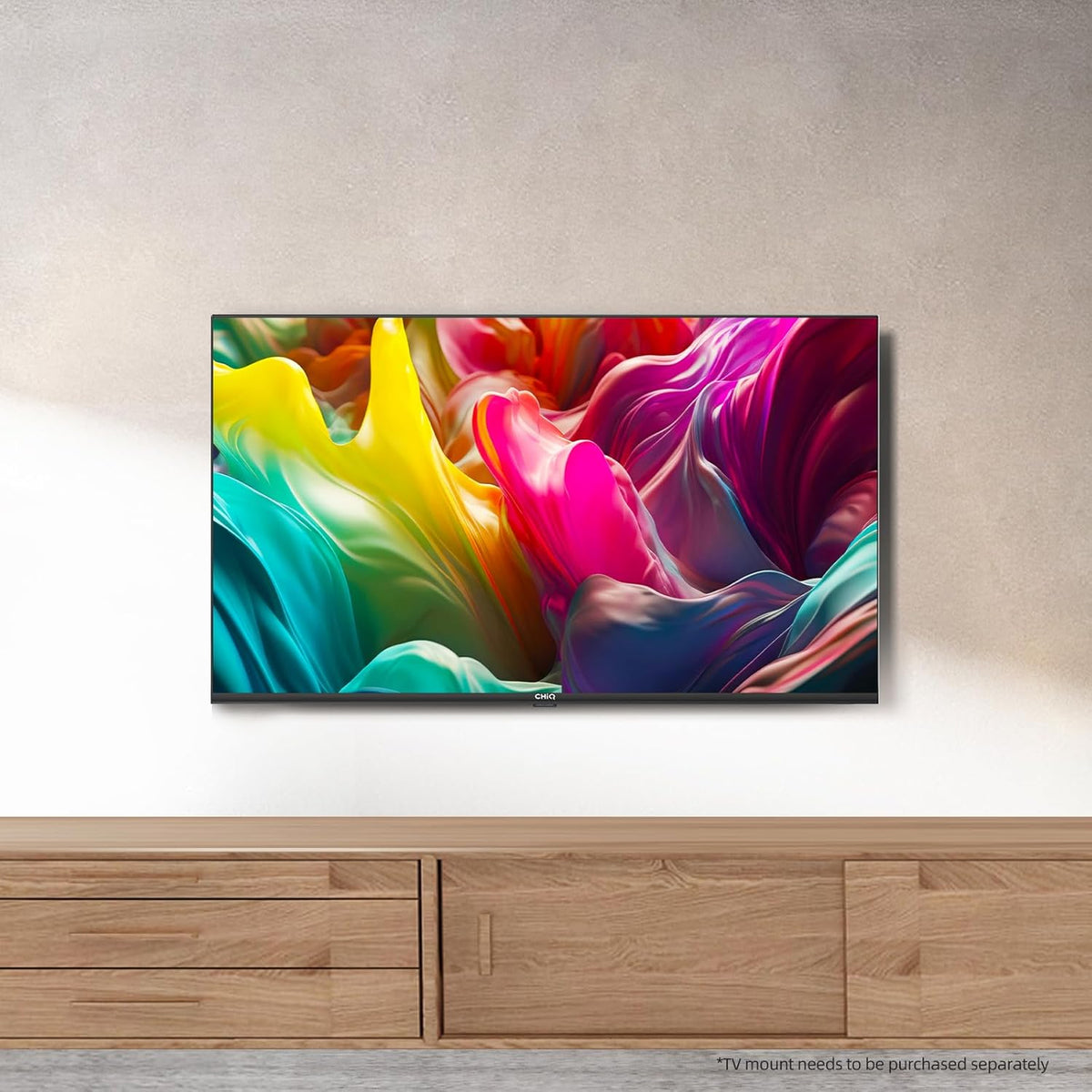CHIQ L32H7G 32 inch Smart TV HD LED frameloos design HDR Google TV Google Assistant, Google Play Chromecast geïntegreerde Dolby Audio, WiFi Bluetooth HDMI USB2.0 CI+ 2023