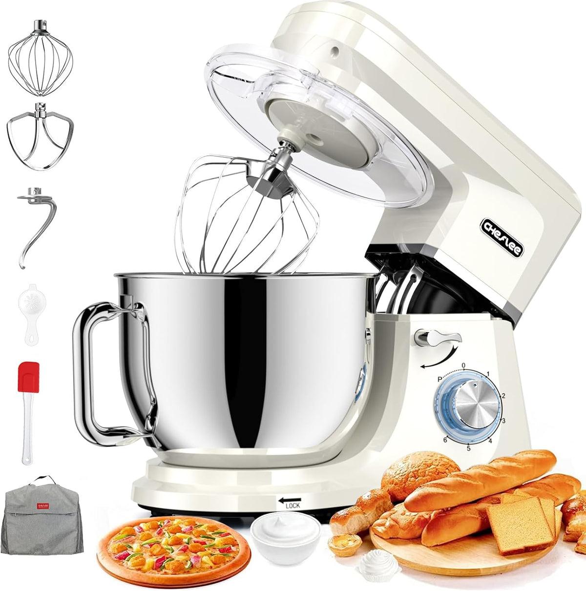 CHeflee keukenmachine 2000w kneedmachine