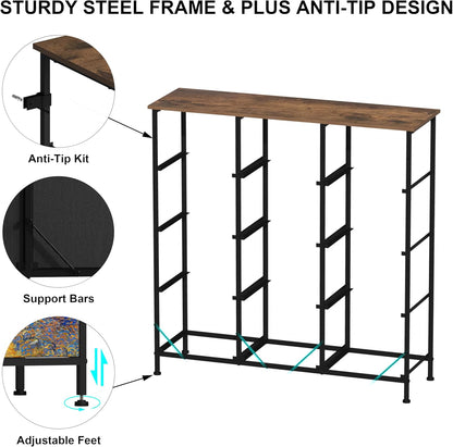 VEDECASA Commode voor slaapkamer kast met 12 laden van stof Van Gogh opbergtoren voor kast voor woonkamer kinderkamer hal kantoor metalen frame houten plaat stoffen commode