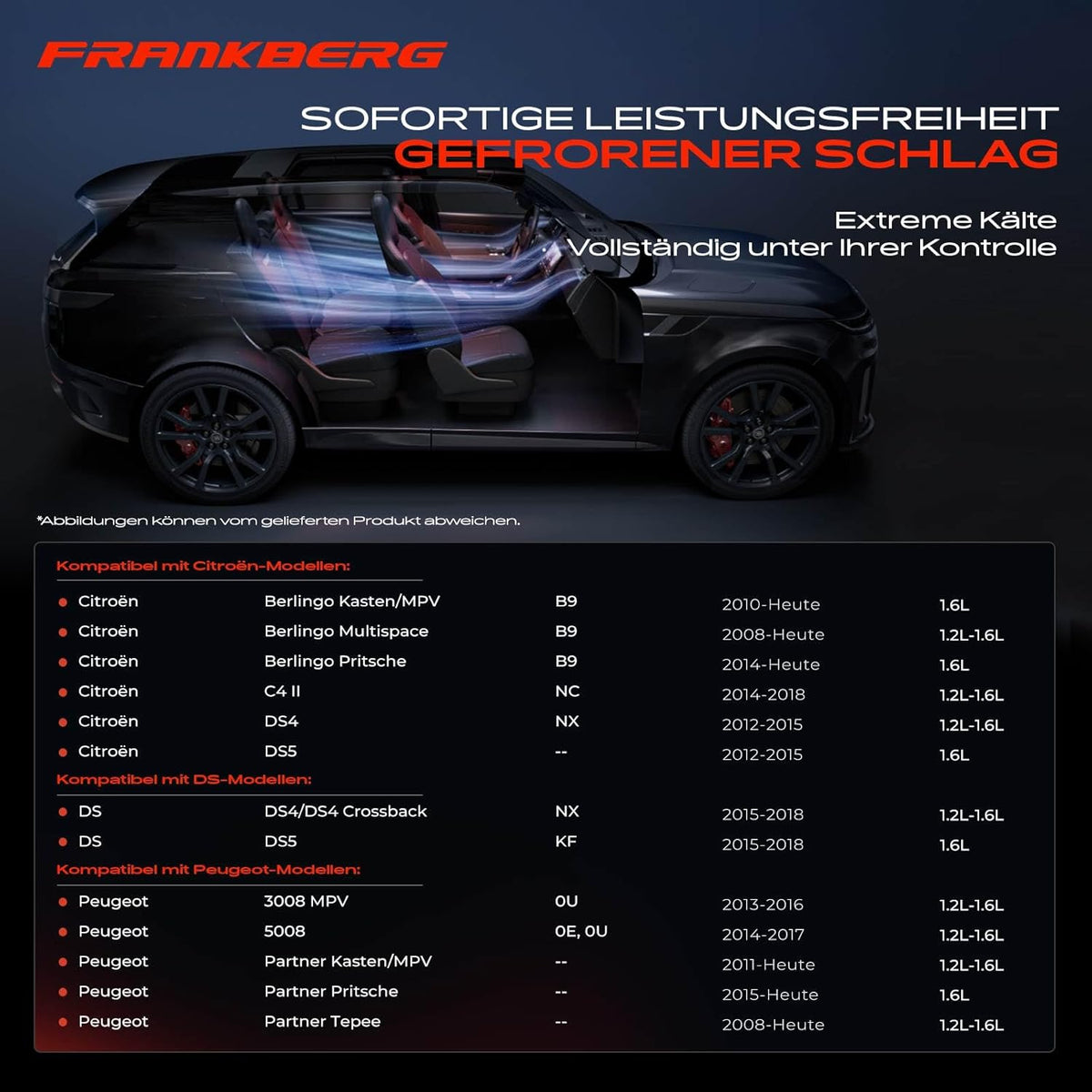 Frankberg Airconditioning Compressor Airconditioning Airconditioning Magnetische koppeling Compressor voor airconditioning Replace# 1611179980