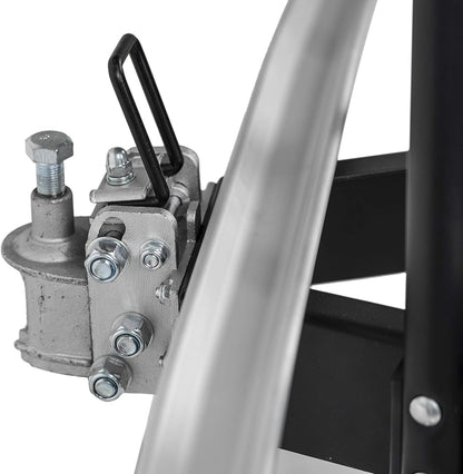 Fietsendrager – Fietsdrager – Trekhaakdrager – Fietsrek – Dubbele Fietsendrager – Kantelbaar – Stalen Frame met Aluminium Rails