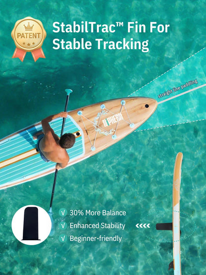 <font dir="auto" style="vertical-align: inherit;"><font dir="auto" style="vertical-align: inherit;">        Niphean Inflatable Paddleboard (extra large), SUP for 2+1 persons/family, stand-up paddleboard with (Beginner-friendly) balance wing, waterproof ph