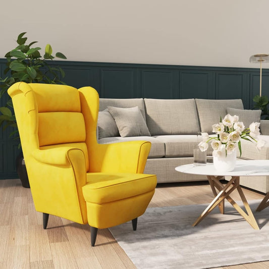 Fauteuil – Relaxstoel – Zetel – Leunstoel – Loungechair – Velvet Bekleding – Stevig Plywood Frame