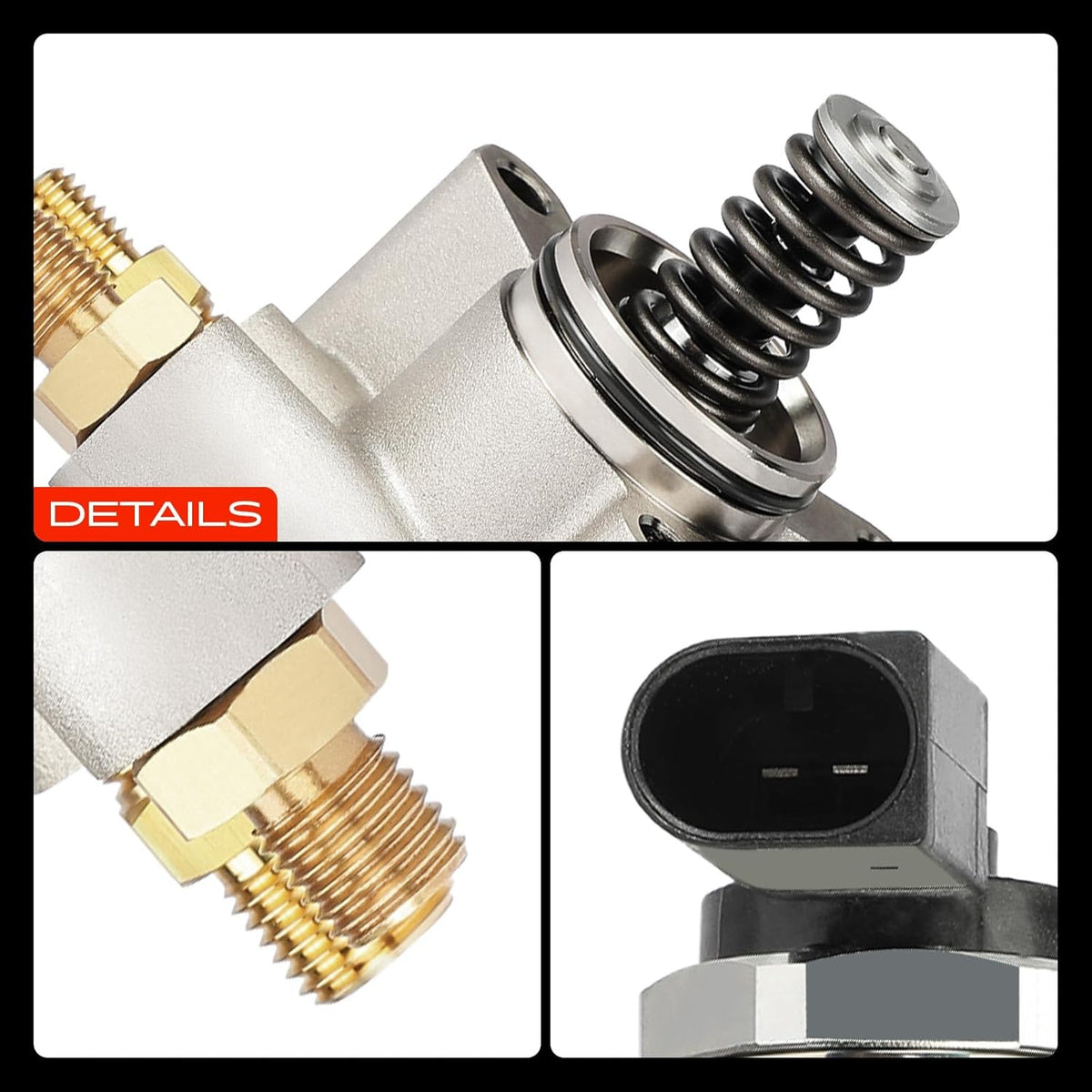 Frankberg Hogedrukpomp compatibel met A4 8EC B7 4.2L 2005-2008 A5 8T3 4.2L 2006-2008 A6 4F2 C6 4.2L 2006-2008 A8 4E2 4E8 4.2L 2006-2008 4.2L 2006-2008 Q7 4. LB 4.2L 2006-2010 Vervanging # HM10050