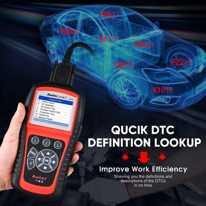 OBD2 Scanner – Auto Diagnose Tool – Foutcode Uitlezer – Motorstoringslamp Uitschakelaar – ABS SRS Diagnose – ABS En Airbag Waarschuwingen Uitlezen – Foutcodes Wissen – Geschikt Voor Bijna Alle Voertuigen Na 1996
