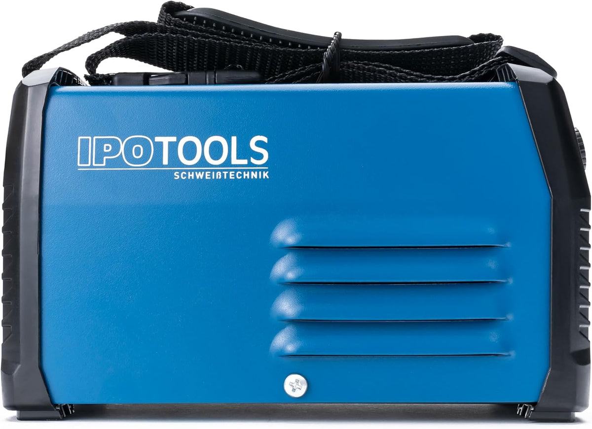 IPOTOOLS MMA-120S elektroden lasapparaat, 120 A, mini elektrische inverter, lasapparaat MMA/E-hand met lcd-display, anti-stick, 230 V