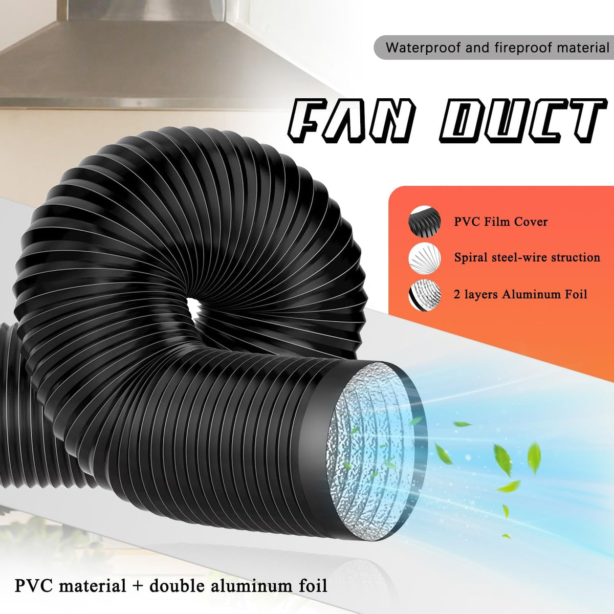 Buisventilator 150 mm – Afvoerventilator, Inline Ventilator, Kanaalventilator, Afzuigventilator – Traploos Regelbaar 0-100% – Energiezuinige EC-Motor