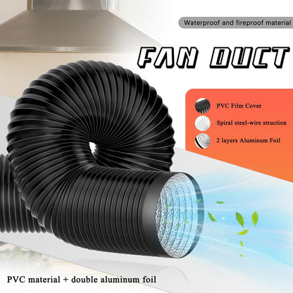 Buisventilator 150 mm – Afvoerventilator, Inline Ventilator, Kanaalventilator, Afzuigventilator – Traploos Regelbaar 0-100% – Energiezuinige EC-Motor