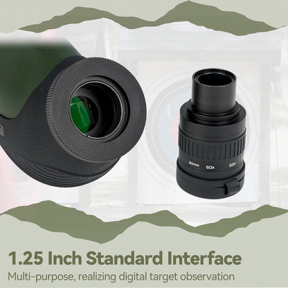 Spotting Scope – Verrekijker – Afstandskijker – Jachtkijker – Vogelkijker – 20-60x Zoom – 80mm Lens met HD FMC Coating