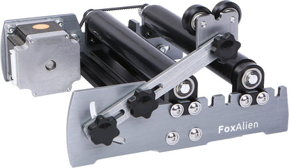 R57 Y-as roterende roller graveermodule voor cilindrische objecten gebogen oppervlak voor FoxAlien 4040-XE CNC-router graveermachine