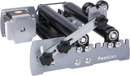 R57 Y-as roterende roller graveermodule voor cilindrische objecten gebogen oppervlak voor FoxAlien 4040-XE CNC-router graveermachine