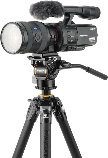 Videostatief – Camerastatief – Driepoot – Tripod – Fotostatief – Aluminium Met Videokop – 168 Cm Hoog – Draagvermogen Tot 8 Kg