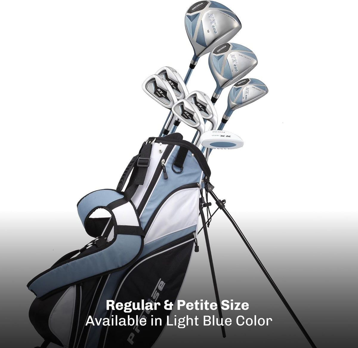 Precise Deluxe Dames Complete Set (Blauw), Grafiet, Rechterhand, Dames