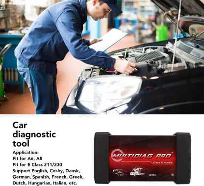 Aramox Diagnostische Code Reader Tool, voor Multidiag Pro+ Auto Diagnostische Code Reader Tool met Bluetooth Functie V3.0 2020.23 Geschikt voor A8