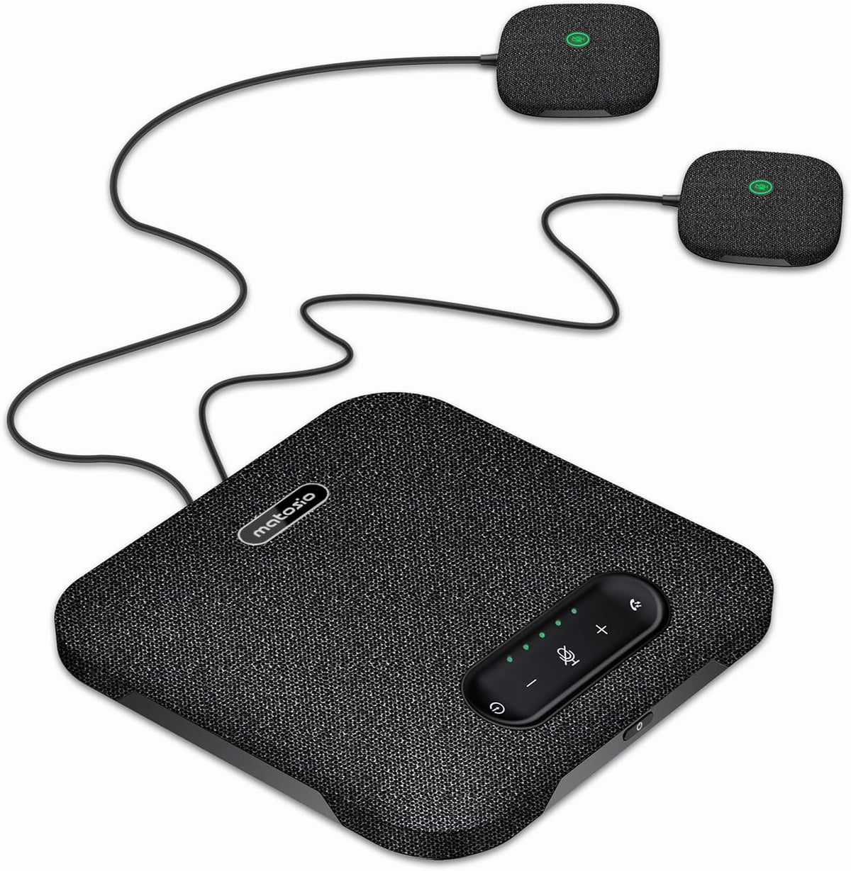 Octopus Pro altavoz y mic conferencia inalámbrico y USB, altavoz de conferencia Con 2 microfoons de extension voor captación de voz a 8 m tros, para sala de conferencias