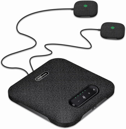 Octopus Pro altavoz y mic conferencia inalámbrico y USB, altavoz de conferencia Con 2 microfoons de extension voor captación de voz a 8 m tros, para sala de conferencias