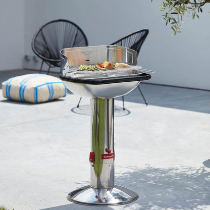Barbecook Loewy 55 houtskoolbarbecue uit rvs 56 cm x 34 cm