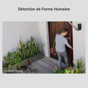 Beveiligingscamera Buiten - WiFi-bewakingscamera - Draadloze IP-camera - 4MP - met AI Menselijke Detectie-  30m Kleuren Nachtzicht - Alarmsirene - IP67 Waterdicht - Twee-weg audio - Wit