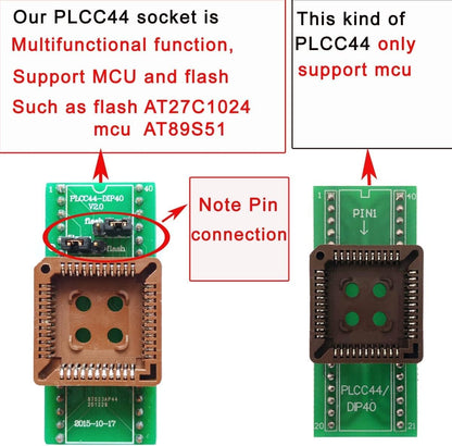 T48 Programmer 10 adapters voor Xgecu T48 TL866II Plus geüpgradede versie EPROM-programma TL866-3G IC Bios AVR MCU SPI Nor NAND Flash EMMC Tester Reader Clip