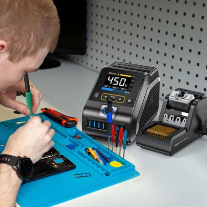 DEWIN Soldeerboutstation 100-450℃ Digitaal display Automatische slaap- en kalibratiesoldeerbout