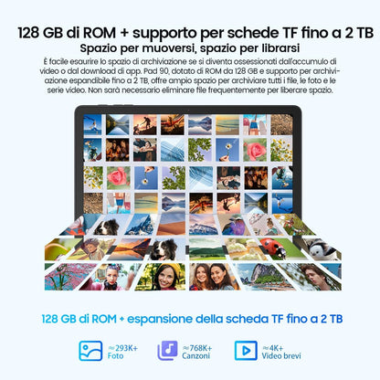 OSCAL Tablet 27,9 cm (11 inch), Android 14, 4G LTE + 5G WLAN, 24 GB RAM + 128 GB (2 TB uitbreidbaar) | 120 Hz HD-display | Octa-Core | 13 MP camera | pc-modus | Widevine L1 | GPS | accu 7700 mAh