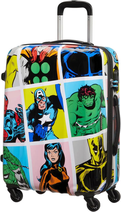 American Tourister Marvel Legends Spinner, meerkleurig (Marvel Pop Art), M (65 cm - 62.5 L), Bagagekoffer
