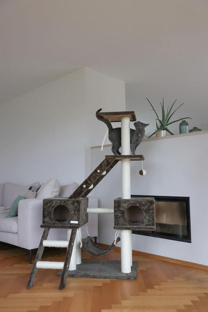 Kerbl Pet Krabpaal granaat, grijs 70 x 50 x 150 cm