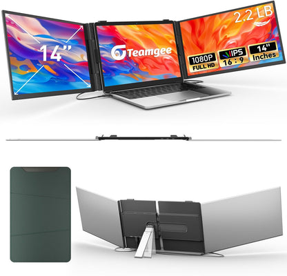 Laptop Schermvergroter – Draagbaar Monitor – Tweede Scherm – Laptop Extender – HD Resolutie – 16 Inch – USB-C & HDMI Aansluiting