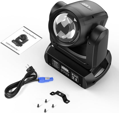 150W Moving Head LED DMX512 Spot Beam RGBW Wash GOBO 18 Prisma DJ Disco Stadion Feestlicht voor Bruiloft Lichtshow Bar Club Kerstmis