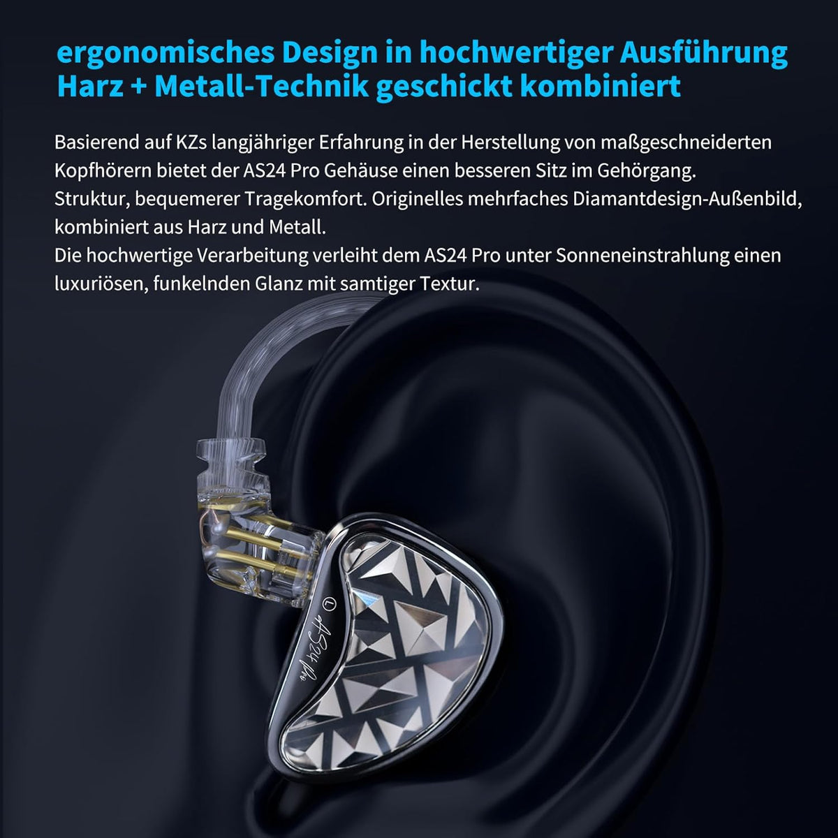 In-Ear Monitor – IEM – In-Ear Hoofdtelefoon – Studio-Oordopjes – Monitor Oortjes – Zonder Microfoon – 8-Traps Instelschakelaar – Hifi-Geluid