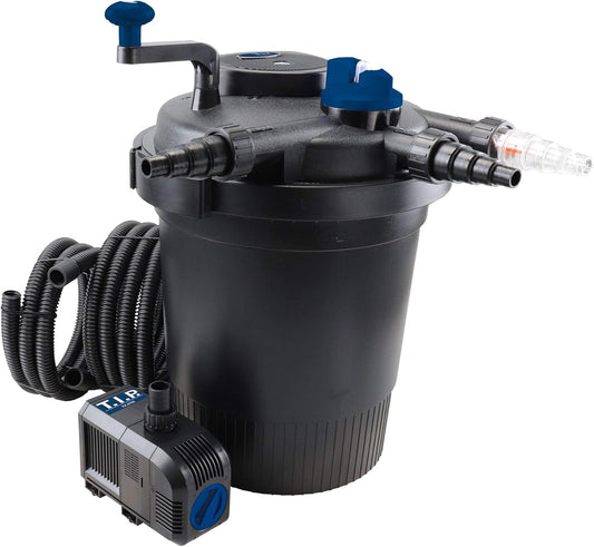 T.I.P. TFP 15000 UV 13 30299 Drukfilterset, vijverinhoud max. 15.000 liter, UV-C 13 watt, max. debiet 4.500 l/u, geïntegreerde terugspoelfunctie, met verstoppingsindicator